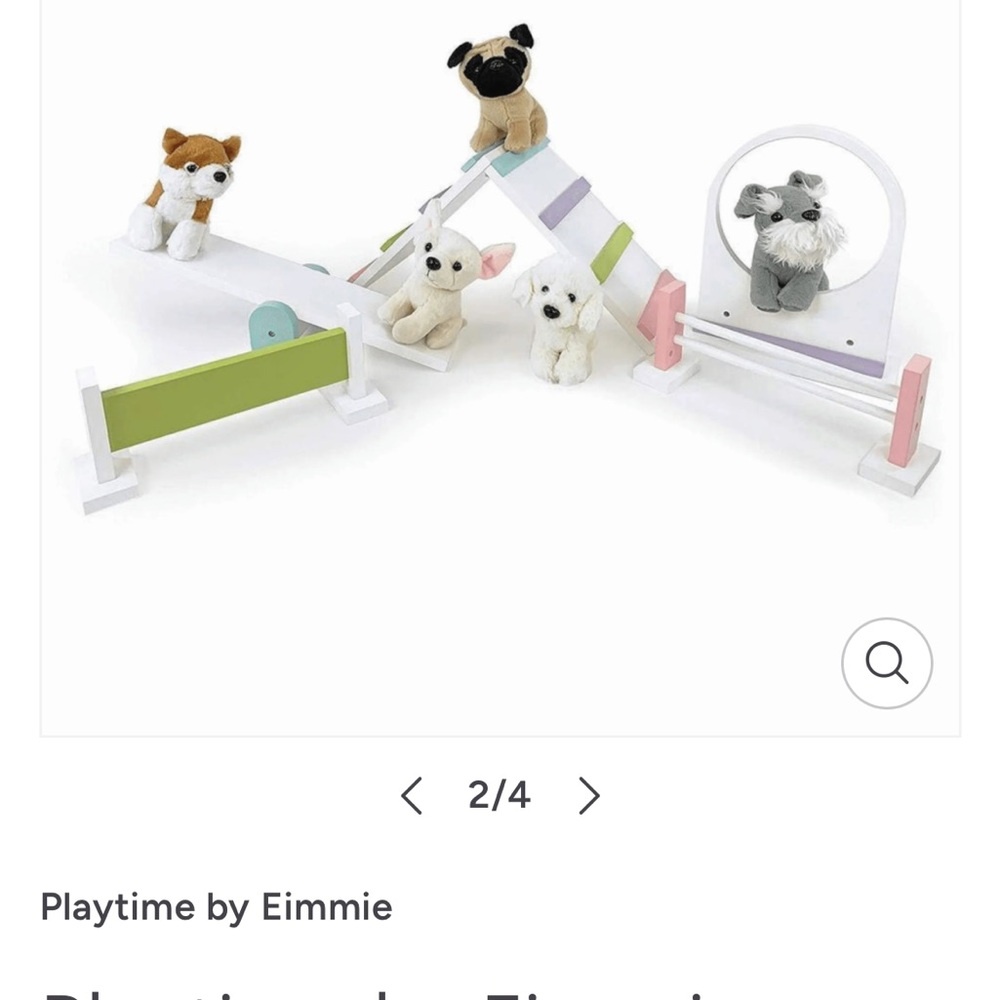 Playtime by Eimmie Plush Dog Set